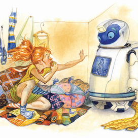 В коробке-домике у Джемы.