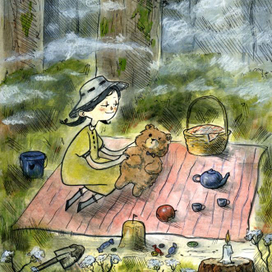 Пикник в лесу