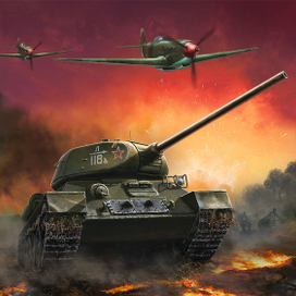 Обложка для детской энциклопедии по ВОВ