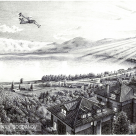 Озеро в Италии