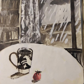 В чистом поле дожди косые