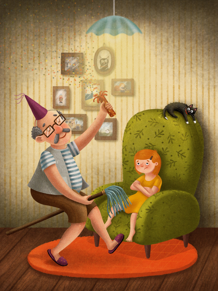 Веселый дедуля