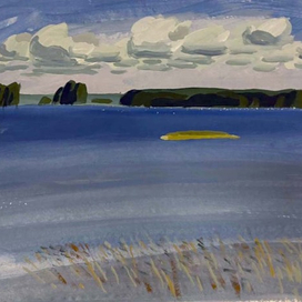 Озеро. Полдень