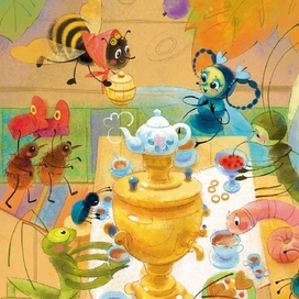 Тараканы прибегали, все стаканы выпивали