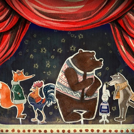 Игра по мотивам сказки "Зайкава хатка"