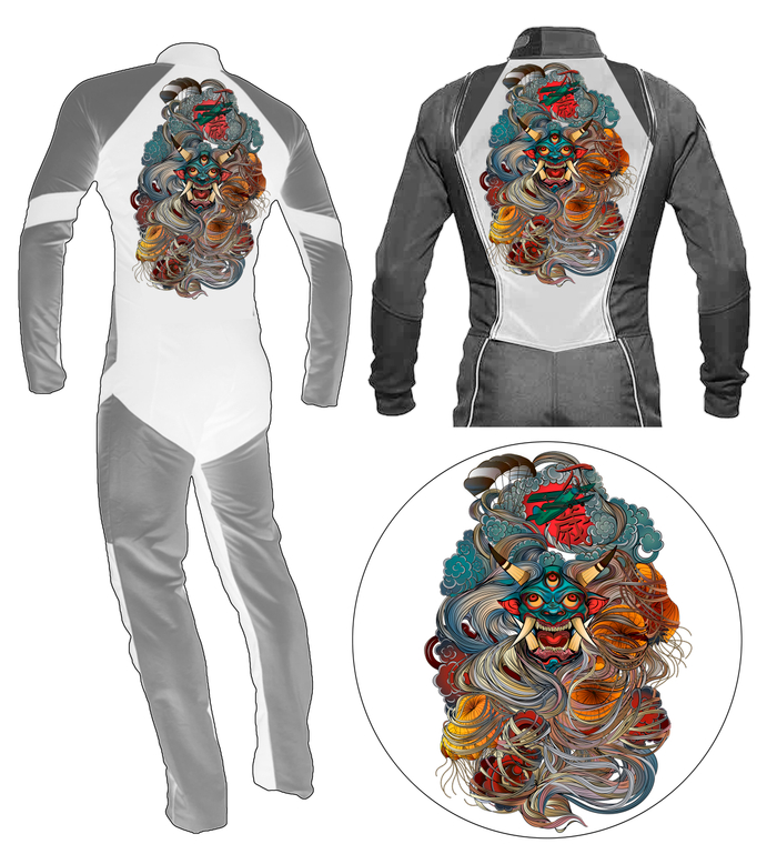 Принт "Фудзин"