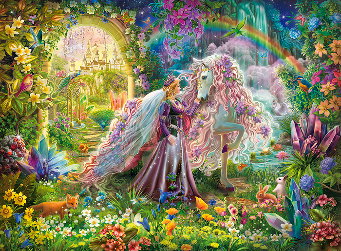 принцесса и единорог