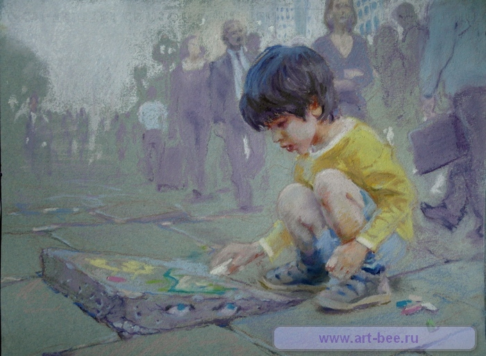 Иллюстрация к сказке Белозерской О. "Плитка"