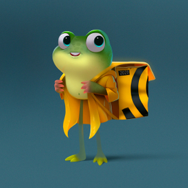 Лягушонок. Яндекс еда. (3 из 8)