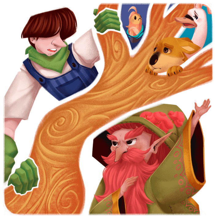 Иллюстрация к книге Доктора Сьюза "Lorax"