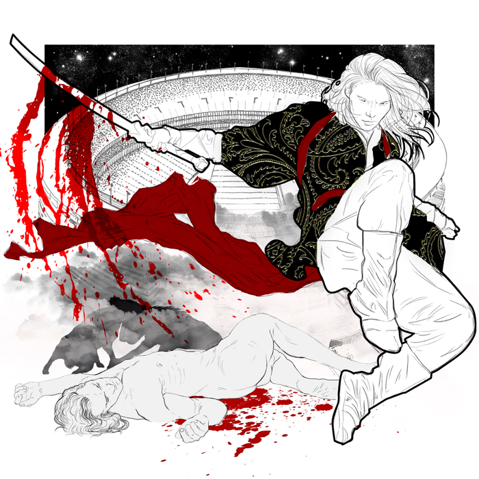 эскиз к арт-буку по книге Марики Становой"Рождение экзекутора"