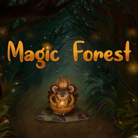 Обложка серии иллюстраций "Magic Forest"