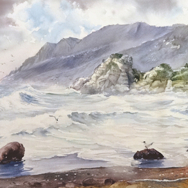 Морской пейзаж.