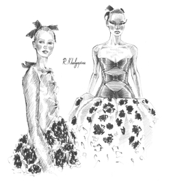 Редакционная fashion-иллюстрация для digital-журнала