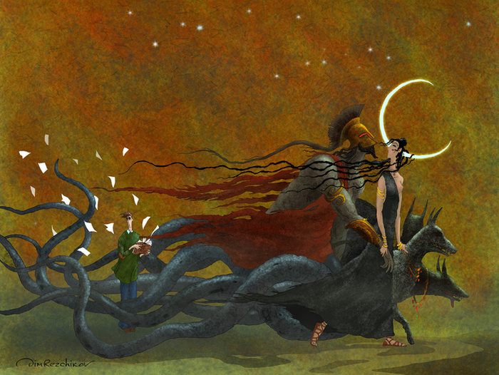 картинка для обложки романа Марии Галиной "Медведки", Издательство АСТ