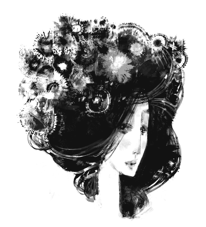 Черные цветы