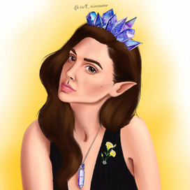 портрет Галь Гадот