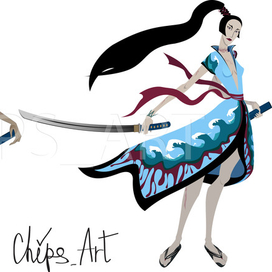 Самурайка. Разработка персонажа