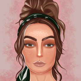 Девушка в платке