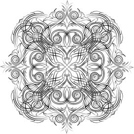 Восточный узор. Вензеля