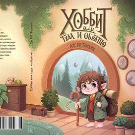 Книжная обложка "Хоббит"