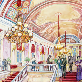 в оперном театре