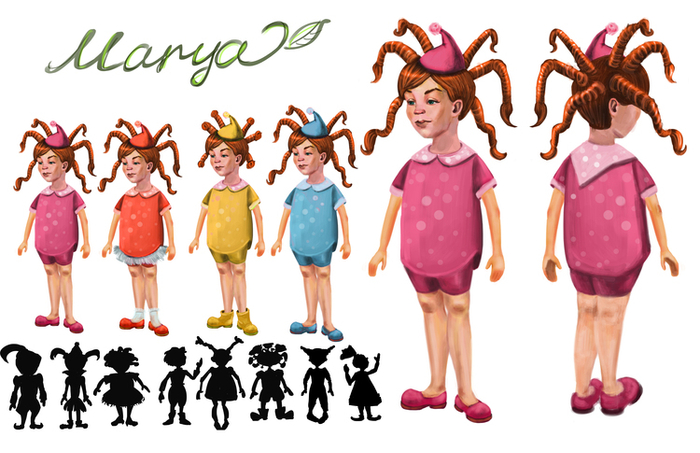 Разработка персонажа "Marya"