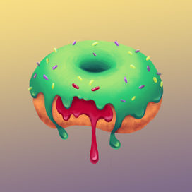 злой пончик