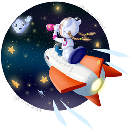 Олеся космонавт