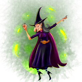 dancing witch