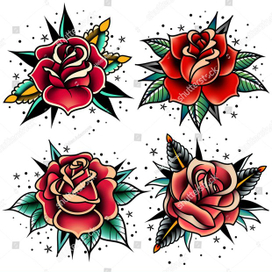 roses set