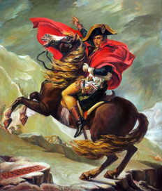 "Наполеон на перевале Сен-Бернар"