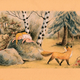 Девочка в лесу