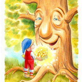 Волшебное дерево. Дарья Сигуа "Волшебный колпачок"