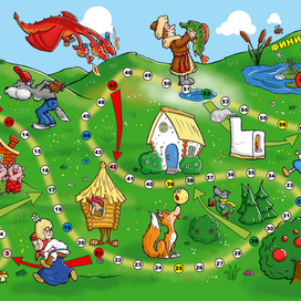 игра-бродилка "Любимые сказки"