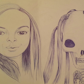 "before and after" selfie