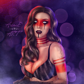 Девушка вампир