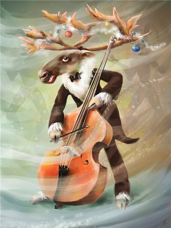 Мелодия на контрабасе