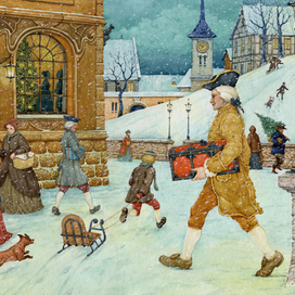 Дроссельмейер направляется к Штальбаумам