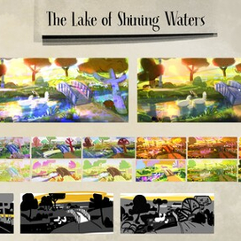 Anne of Green Gables концепт Озера мерцающих вод