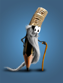 Старый карандаш