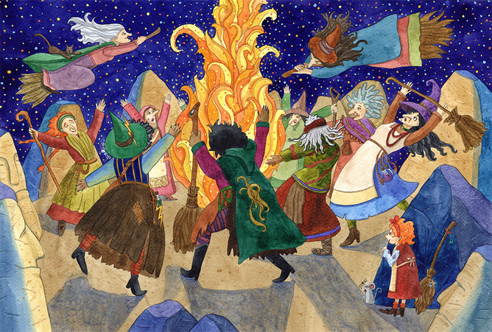 МАЛЕНЬКАЯ ВЕДЬМА Вальпургиева ночь!