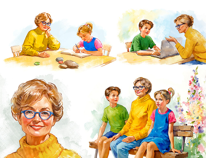 Бабушка. Разработка персонажа