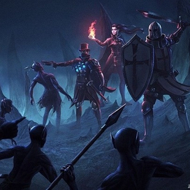 Иллюстрация к дарк фэнтези 