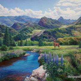 У подножия гор