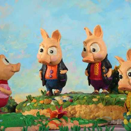 Герои армянских сказок, сделанные из пластилина