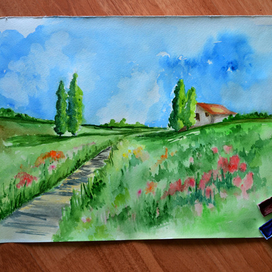 летний пейзаж