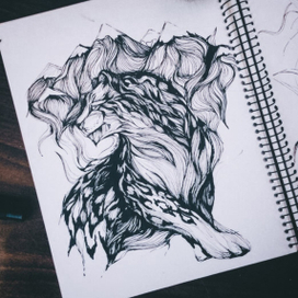 Барс в горах