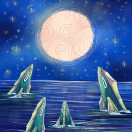 Октябрь Мечтает о далекой Луне