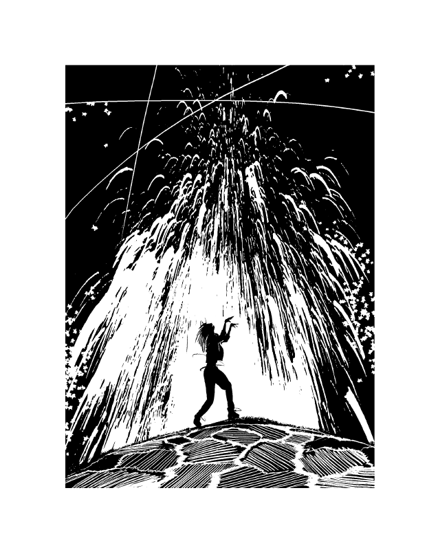 "Танцы на вулкане" Дж.Г. Баллард, иллюстрации к рассказам, 2016 г.